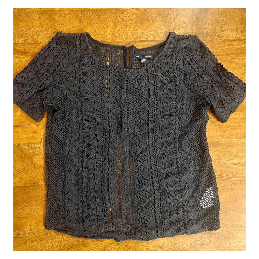 Lace-Like American Eagle Top